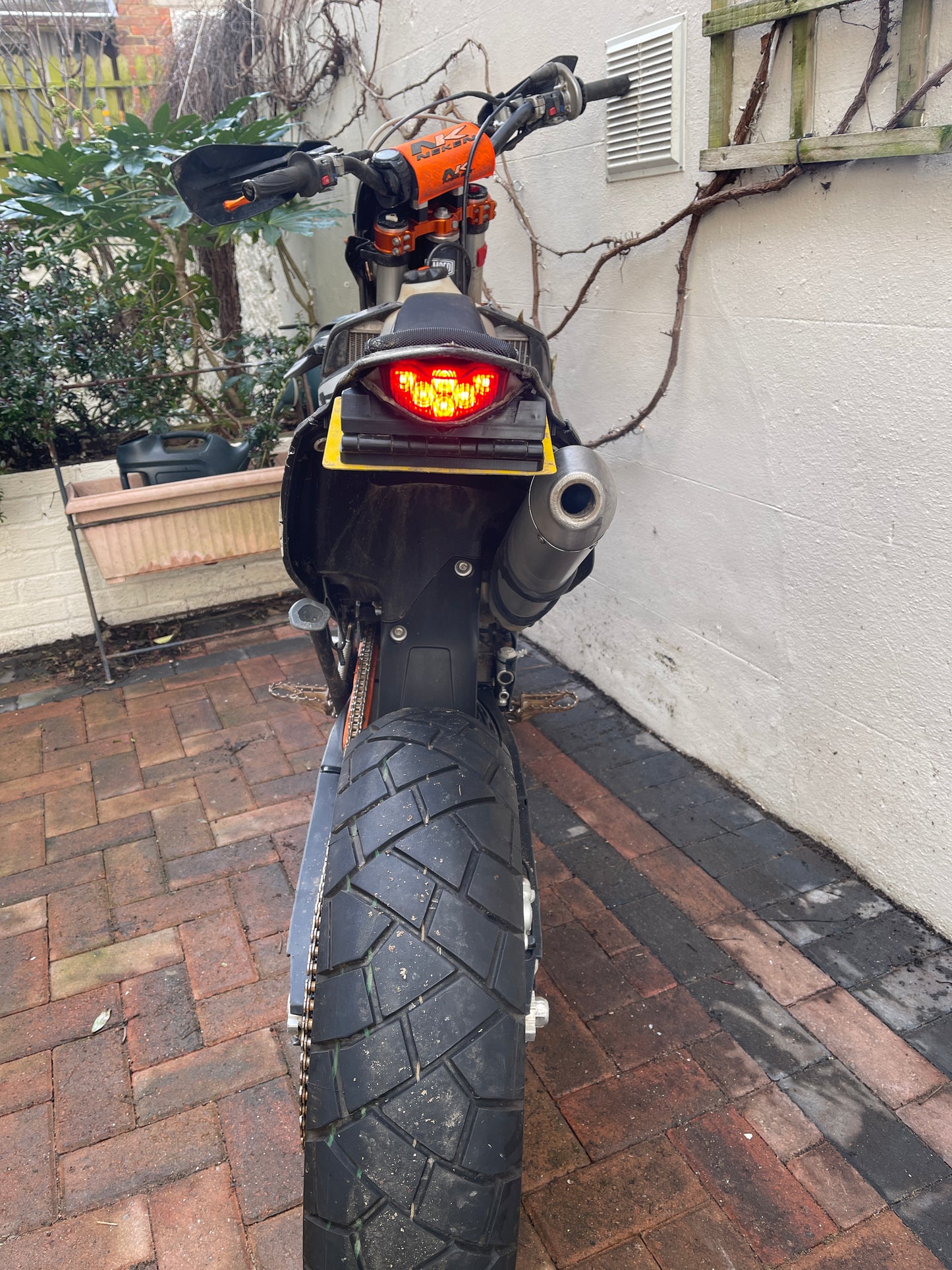 KTM EXC 2017-2019 TAIL LIGHT /FLIP PLATE